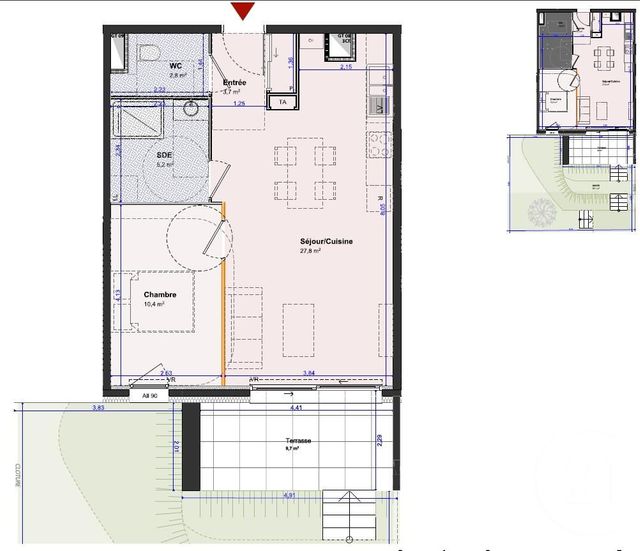 Appartement T2 à vendre - 2 pièces - 53.0 m2 - PONTCHARRA - 38 - RHONE-ALPES - Century 21 Immobilière De La Vallée