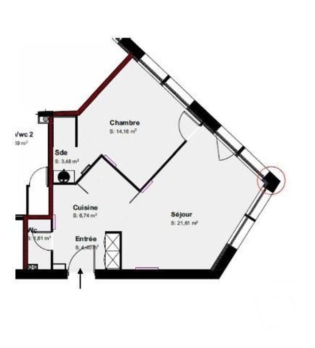 Appartement T2 à louer - 2 pièces - 52.2 m2 - PONTCHARRA - 38 - RHONE-ALPES - Century 21 Immobilière De La Vallée